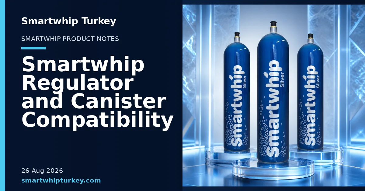 Smartwhip Turkey blog cover showing product cylinders in a studio setting