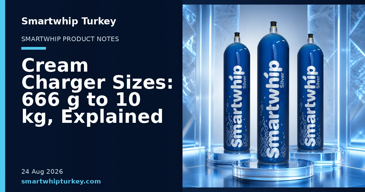 Smartwhip Turkey blog cover showing product cylinders in a studio setting