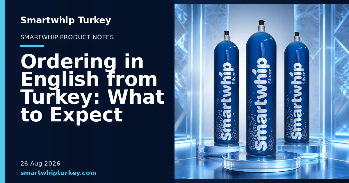 Smartwhip Turkey blog cover showing product cylinders in a studio setting