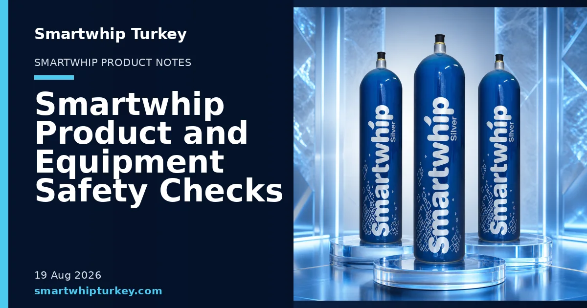 Smartwhip Turkey blog cover showing product cylinders in a studio setting