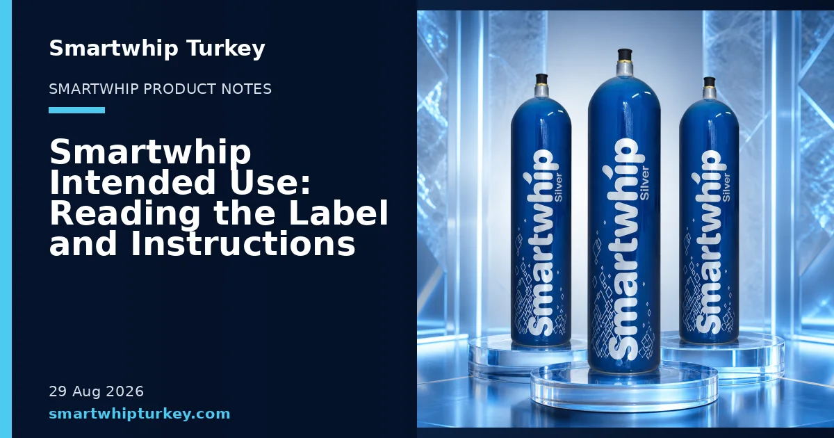 Smartwhip Turkey blog cover showing product cylinders in a studio setting